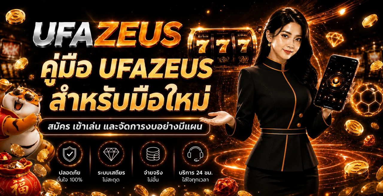 UFAZEUS คู่มือมือใหม่ สมัคร เข้าเล่น จัดการงบ