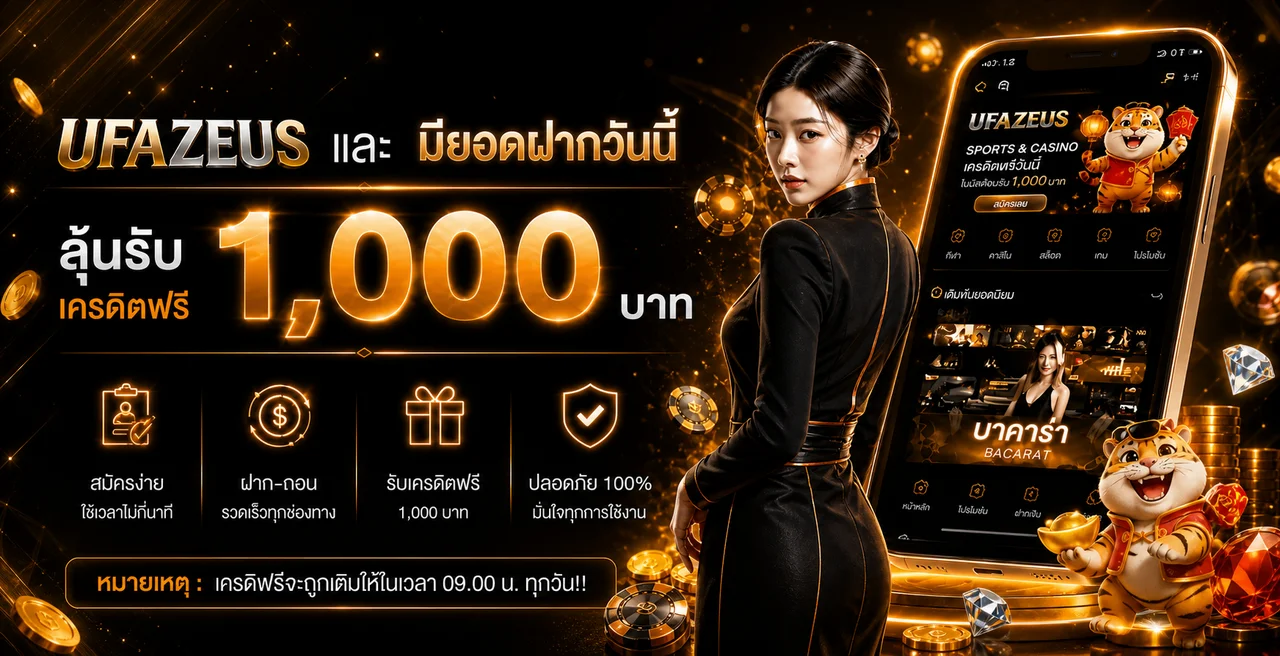 UFAZEUS ทางเข้าเว็บตรง คาสิโนออนไลน์ ใช้งานง่าย